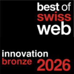 Best of Swiss Web 2026 – Innovation, bronze